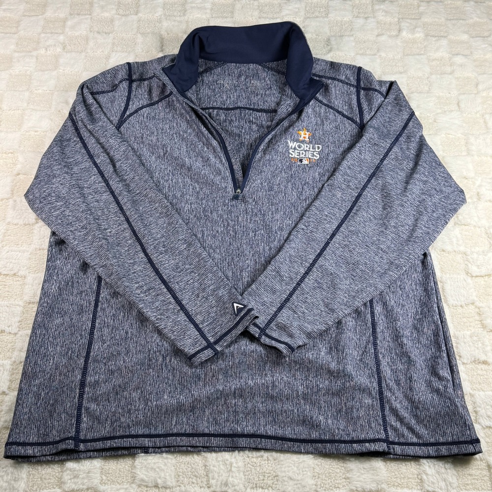 Antigua Womens XXL Houston Astros 2017 World Series Pullover‎ Jacket